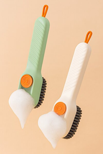 poswicon 1 Shoe Brush with Chamber |   Detergent with Container, Sensitive Soft Bristles New Series