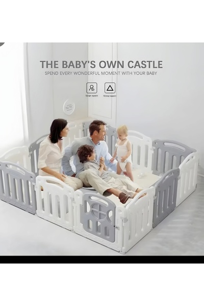 My modern game Children's playpen, portable and configurable toddler play area measuring 126.5*94*60 cm