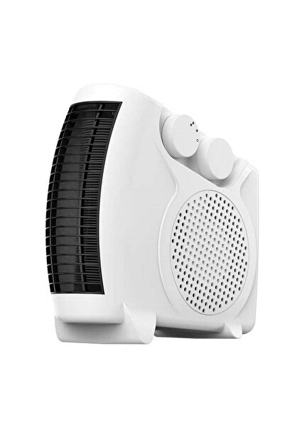 Generic Electric Fan Heater 600 W - Portable Space Heater with 2 Heat Settings, Thermostat, Overheat Protect