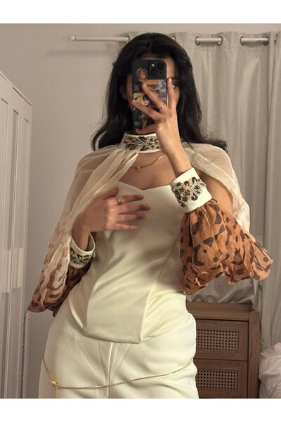 SELSAL Embroidered pants and blouse set