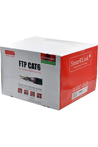 Generic Smart Link FTP Cat6 Outdoor Waterproof Cable - 305M, Ethernet, RJ45