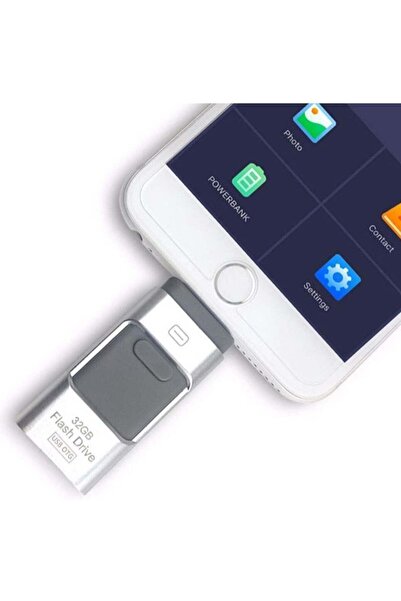 ELTERAZONE 256GB USB 3.0 Flash Drive - Lightning/USB-C/USB-A Photo Stick for iPhone/iPad/Android/PC