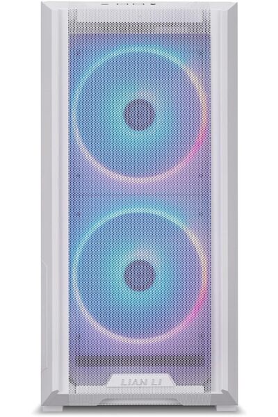 Lian Li Lancool 216 E-ATX Mid-Tower Gaming PC Case - White, RGB, 2×160mm & 1×140mm Fans