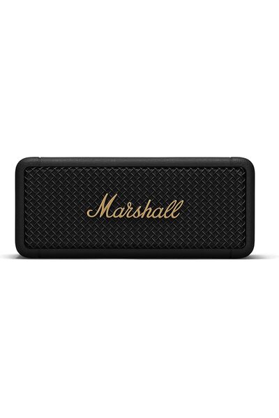 Marshall Emberton Compact Portable Wireless Speaker (Black - Brass)