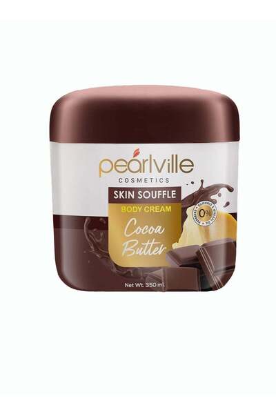 Pearlville كريم للجسم برائحة زبدة الكاكاو - 350 مل