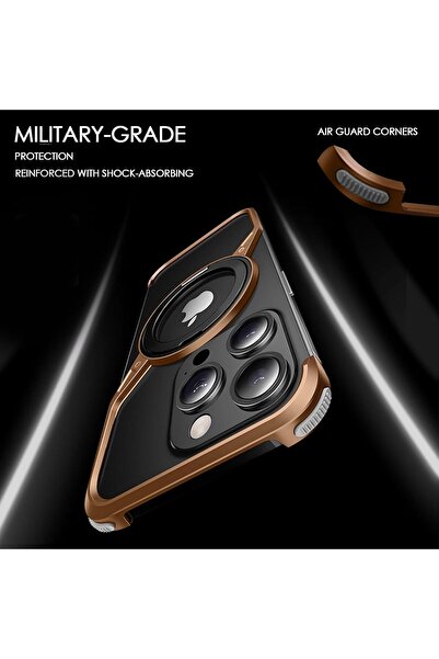 Margoun Minimalist Phone Case Compatible With MagSafe iPhone 16 Pro Max (Desert)