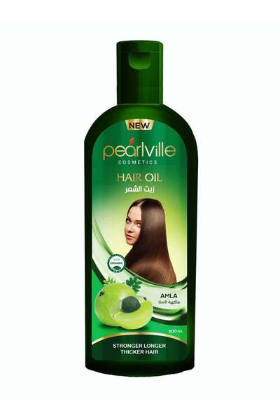 Pearlville زيت الشعر بالأملا - ٣٠٠ مل | تغذية عميقة ولمعان طبيعي للشعر
