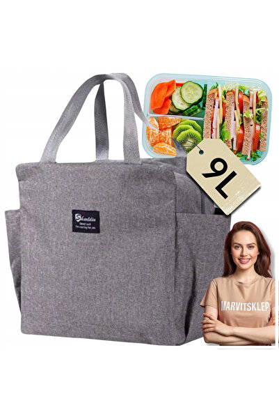 MaffStuff Insulated Food & Beverage Bag 25x25x14 cm, Grey, Cold Transport