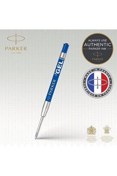 Parker Parker Retractable Gel Pen Refills, Medium Conical Tip, Blue Ink, 2-Pack - 2186