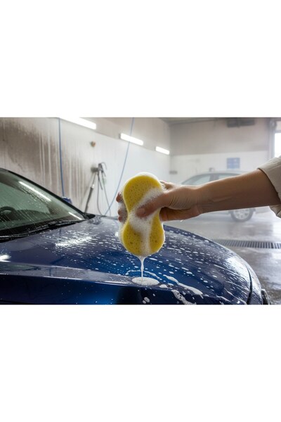 Technow Sponge Oto Yıkama Süngeri Araba Temizleme Köpükleme ve Araç Yıkama Yumuşak Doku