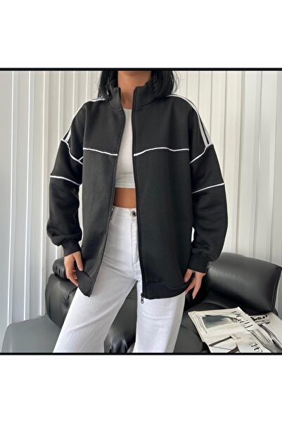 DENİKK Yudoowear, Black Striped Cardigan