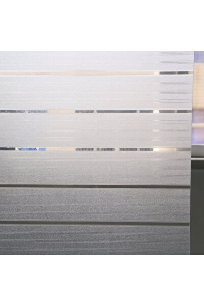 MaffStuff Folie Autoadezivă Electrostatică Geamuri 60x200 cm, Model Linii Ori...