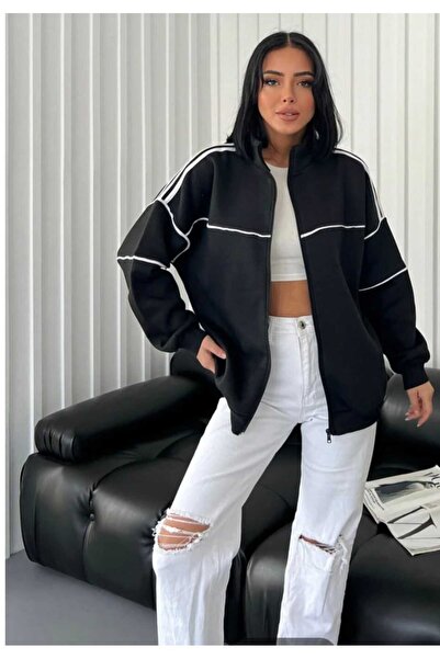 DENİKK Yudoowear, Black Striped Cardigan