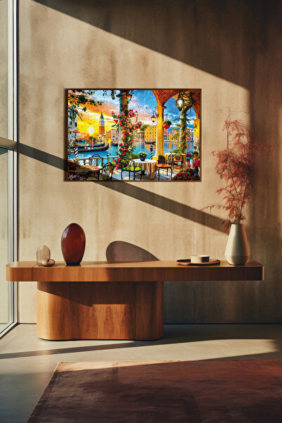 ROUTE Venedik Gün Batımı Temalı Puzzle (1000 Parça) 48×68 cm