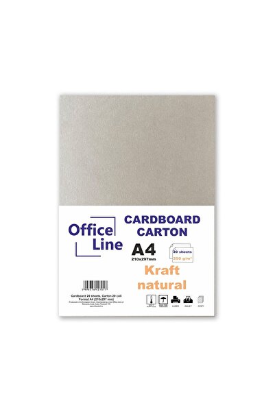 Libra A4 Cardboard 250 g Kraft , pack 20 sheets