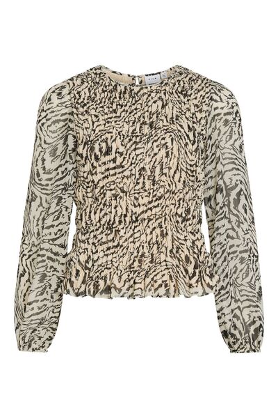 VILA Gesmoktes Oberteil VIFALIA Langarm