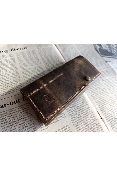 Mahfuz Crazy Real Leather Fully Handmade Pen Holder Pen Case for Your Special...