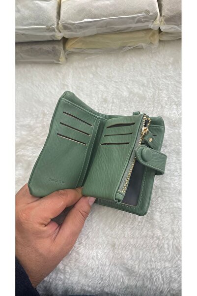 BLACK Medium Size Convenient Dust Bag Women's Wallet with Soft Textured Wristlet