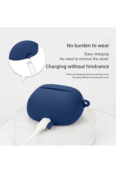 Generic Silicone Case Compatible with JBL Tune Buds 2 - Shock & Scratch Resistant Earbuds Cover with Carabin