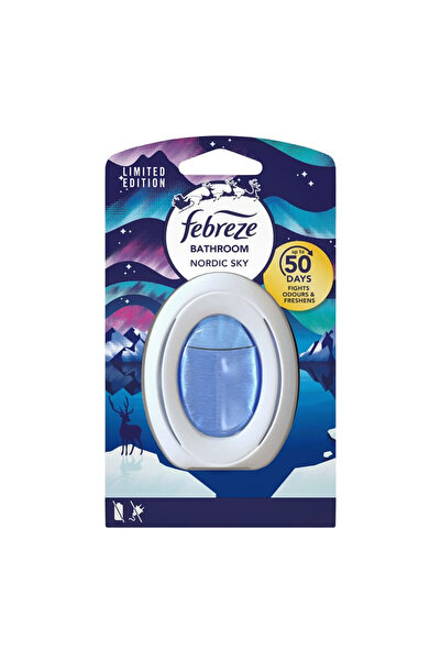 Febreze Hava Ferahlatıcı Banyo Oda Kokusu Temiz, Ferah, Soğuk Hava Esintili, Hafif Çiçeksi Koku 7,5ml