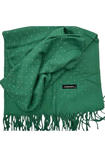 by Alexandra Vacarusi Women's shawl autumn winter model with applied stones