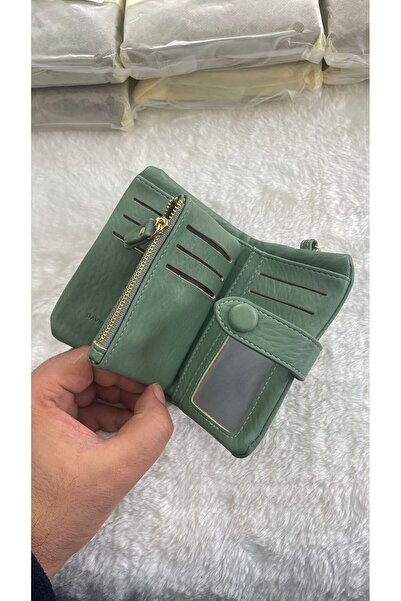 BLACK Medium Size Convenient Dust Bag Women's Wallet with Soft Textured Wristlet