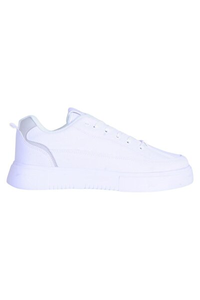 LUTTOON Prt-4302 White Leather Men's Sneaker Shoes