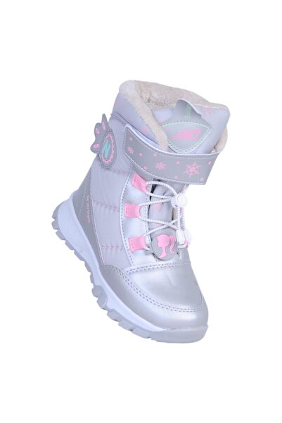 Skuaıter 014 Ndrps Gray Fur Girl's Boots