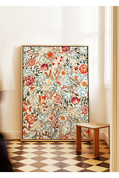 ARTHOUSECOLLECTIVE William Morris Poster - Flower Pattern - Frameless Poster in Painting Dimensions