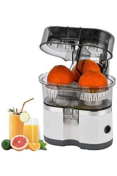 Türkiye Citrus Juice Maker - 100W Motor, Automatic Lifting, Dual-Head, Detachable & Dishwasher-Safe