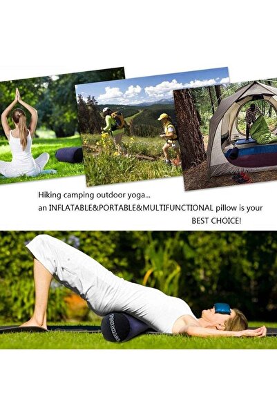 Generic Portable Inflatable Leg Positioner Pillow - PVC Wedge for Leg Elevation, Knee & Lumbar Support