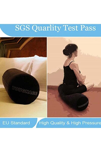 Generic Portable Inflatable Leg Positioner Pillow - PVC Wedge for Leg Elevation, Knee & Lumbar Support