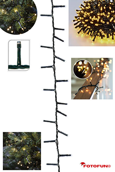 Generic Linear light installation, Outdoor/Indoor, 8 Christmas light effects, 30 M, Warm White