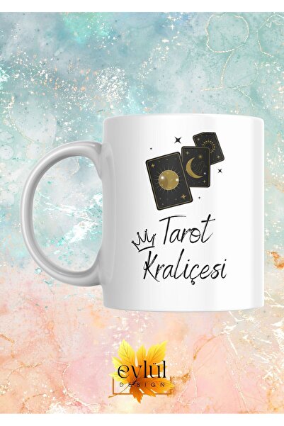 Eylül Design Tarot Queen Special Design Printed Mug Cups Gift Tea-Coffee Cup