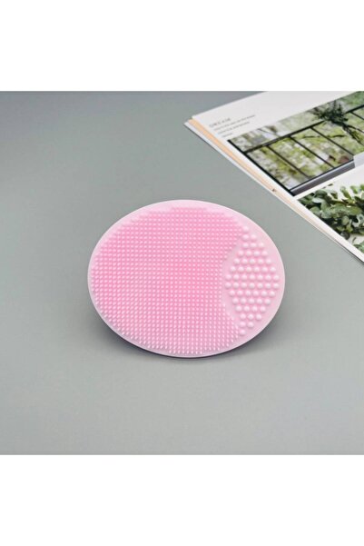 SUPER TRENDS Set of 2 Soft Silicone Baby Brushes for Removing Crusts Hypoallergenic Milk Pink