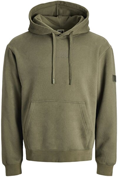 Jack & Jones JACK &JONES Point Badge Hood Bf sweatshirt - 12285665-Grape Leaf