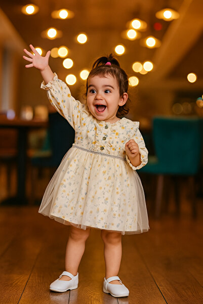 MiniCo Fırfır Detaylı – Çiçekli – Pamuklu – Yeni Sezon