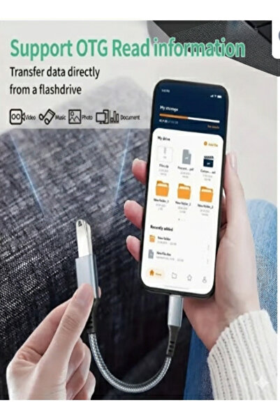 FUJISHKA Type-C Male to USB 3.0 A Female OTG Cable 5.0