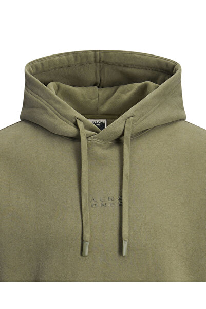 Jack & Jones JACK &JONES Point Badge Hood Bf sweatshirt - 12285665-Grape Leaf JJ