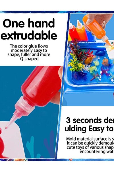 Generic 6 Color Magic Water ELF Water Animal Beads Kit DIY 3D Magic Gels Sea Life Toy