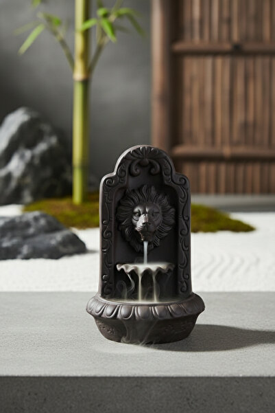 ZENNORA HOME Aslan Figürlü Geri Akış Tütsülüğü, Obje, Ev Dekorasyon, Tütsülük...