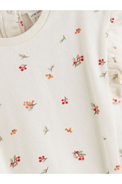 LC Waikiki LCW baby Crew Neck Baby Girl Sweatshirt