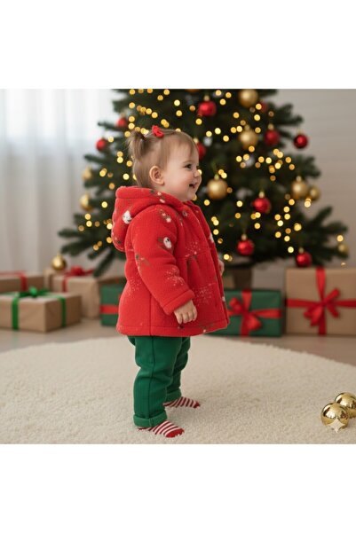 MİNİKO KİDS Baby Girl Christmas Themed 3-Piece Set