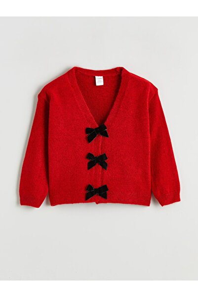 LC Waikiki Lcw Kids V-Neck Girl's Knitwear Cardigan