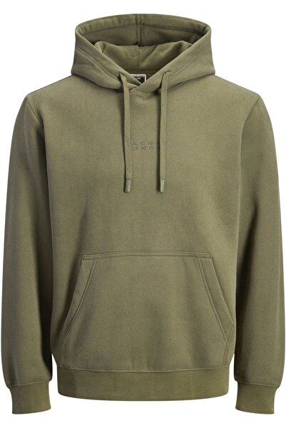 Jack & Jones JACK &JONES Point Badge Hood Bf sweatshirt - 12285665-Grape Leaf JJ