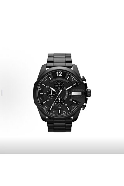 Diesel Men's Mega Chief Chronograph, 59 mm Case Size, Stainless Steel Watch