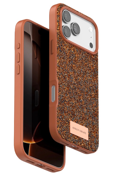 m.tk moveteck iPhone 17 Pro Max Case Launch Bright Glittery Stone Cover Luxury Phone Case