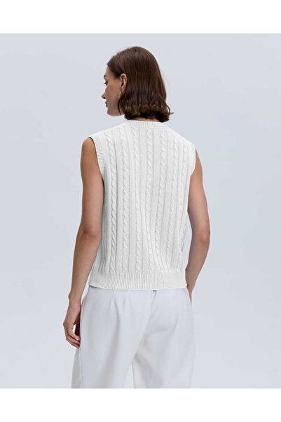 youknitwear you Lim 100% Cotton V-Neck Women's Sweater