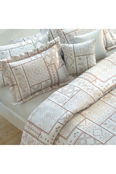 NAKKAŞİ ZARİF Geometric Flowers Bedding Set
