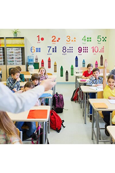 Generic Alphabet animal wall stickers — peel-and-stick alphabet with numbers, educational kids room decor